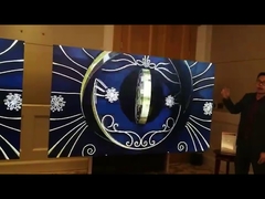 屋内広告ビデオウォール ナローベゼル マルチスプライシング