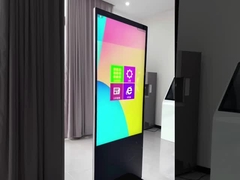 43 55デジタル表記のトーテムのキオスクのHd LCDの表示のメディア プレイヤーを広告するLcdを立てる65インチの床