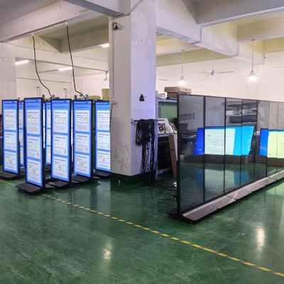 69.3インチ フリースタンド デジタルシグネージ 室内 超薄型 LCD フルスクリーン