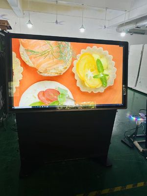 55インチ スタンドタッチスクリーン キオスク 組み込みi7コンピュータ付きPCAPLCDモニター
