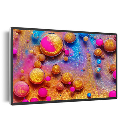 55インチ 12V 5A メタルケース付き LED EPoster ディスプレイ 紅外線タッチと熱プリンター