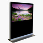 横の人間の特徴をもつタッチ画面のキオスク システム トーテムLCDの広告機械