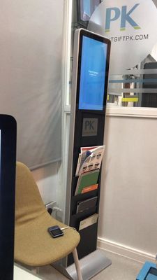 フロアスタンディングデジタルサイネージキオスク 21.5-65インチ 1920x1080解像度