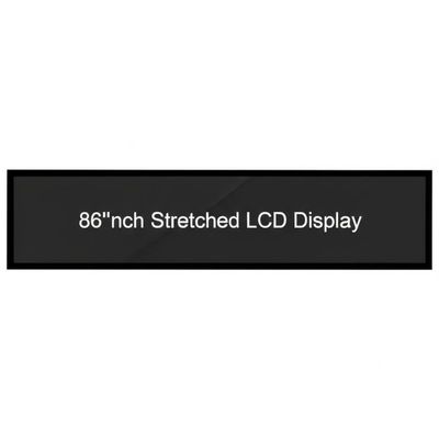 86インチストレッチLCDディスプレイ 1920*1080解像度と 400CD/M*2 デジタルサイネージとバーLCDスクリーンの明るさ