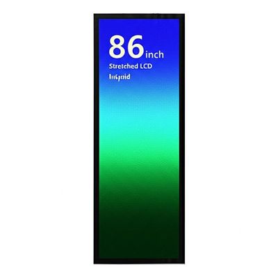 86インチ ストレッチLCDディスプレイ、Android OS、垂直設置用赤外線タッチスクリーン搭載