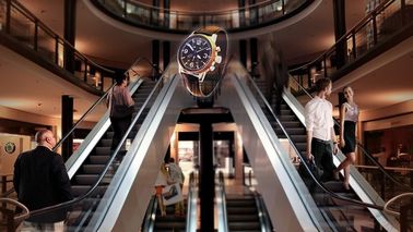 Wifi 65cmの3Dホログラムの広告はLEDファン3Dの店棒3dプロジェクター ホログラムのためのレーザー光線写真写真のビデオを表示する