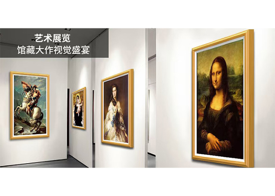 Hdの接触アンドロイドの木のデジタル写真フレーム50&quot;を気象台の表記広告しなさい