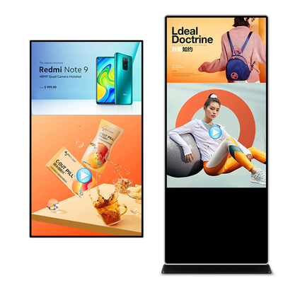 TFT LCDのタッチ画面のデジタル表記43表示を広告する55の65インチLCD