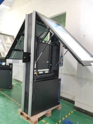 IP65 ジックコーティング鋼 LG IPS アウトドアデジタルディスプレイ 多言語 50000時間 長寿命