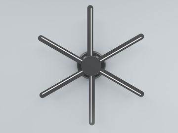 Wifi 65cmの3Dホログラムの広告はLEDファン3Dの店棒3dプロジェクター ホログラムのためのレーザー光線写真写真のビデオを表示する