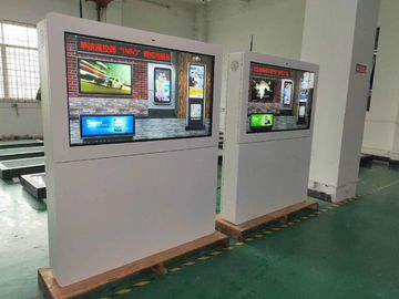 永続的な屋外広告だけはLcdキオスクをバス停留所のための65のインチのメディア プレイヤー選別します