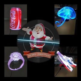 1920x1080決断3Dのレーザー光線写真表示ホログラムはWIFI Bluetooth機能と送風します