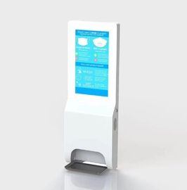 1080P LCDスクリーンの壁に取り付けられたデジタル表記手のSanitizerディスペンサーとの22インチ