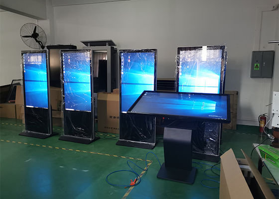 マクドナルドのタッチ画面の登録簿のキオスクを立てる赤外線55インチ450nitsの床
